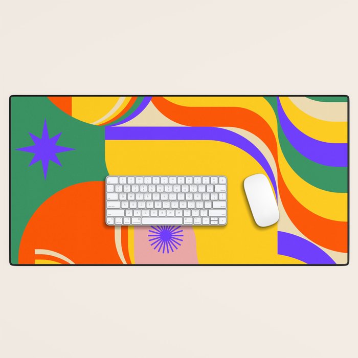 Flowing Stars Desk Mat Gallery Image 1