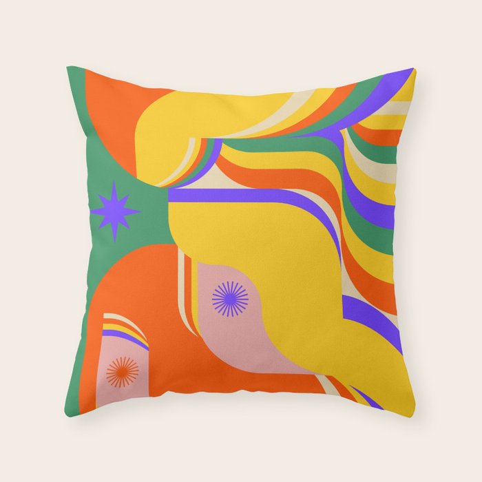 Flowing Stars Throw Pillow Gallery Image 6