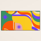 Flowing Stars Desk Mat Gallery Image 3