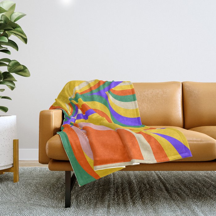 Flowing Stars Throw Blanket Gallery Image 1