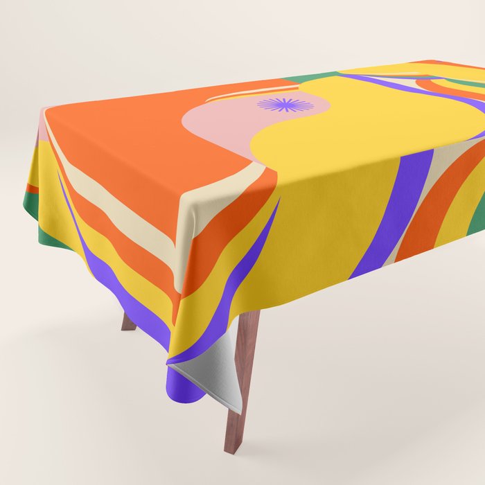 Flowing Stars Tablecloth Gallery Image 1
