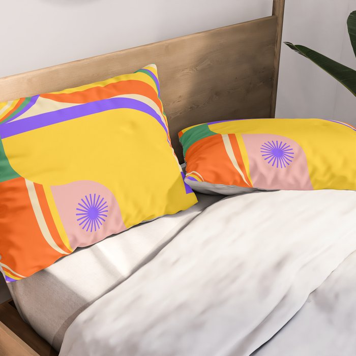 Flowing Stars Pillow Sham Gallery Image 2