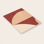 abstract retro shapes earthy Notebook Gallery Image 3