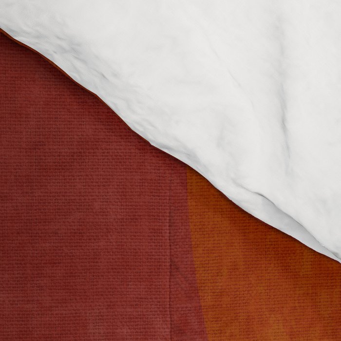 abstract retro shapes earthy Comforter Gallery Image 4