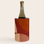 abstract retro shapes earthy Wine Chiller Gallery Image 3