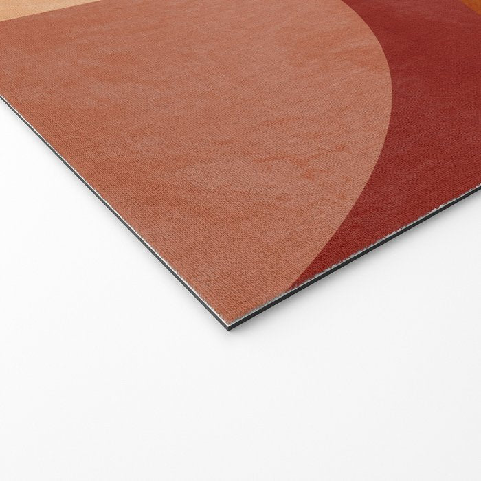 abstract retro shapes earthy Welcome Mat Gallery Image 2