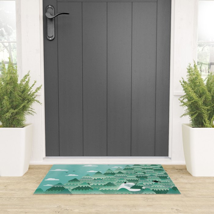 Tree Hugger (Spring & Summer version) Welcome Mat Gallery Image 3