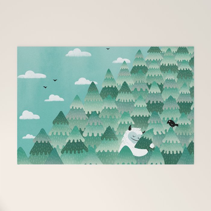 Tree Hugger (Spring & Summer version) Welcome Mat Gallery Image 1