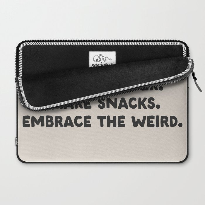 Funny and Weird Family Love Quote Laptop Sleeve Gallery Image 2