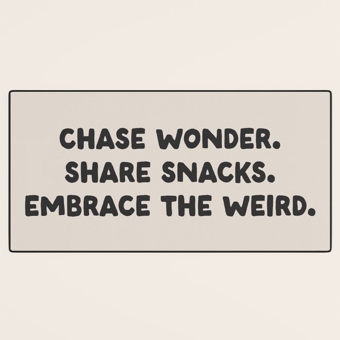 Funny and Weird Family Love Quote Desk Mat Gallery Image 3