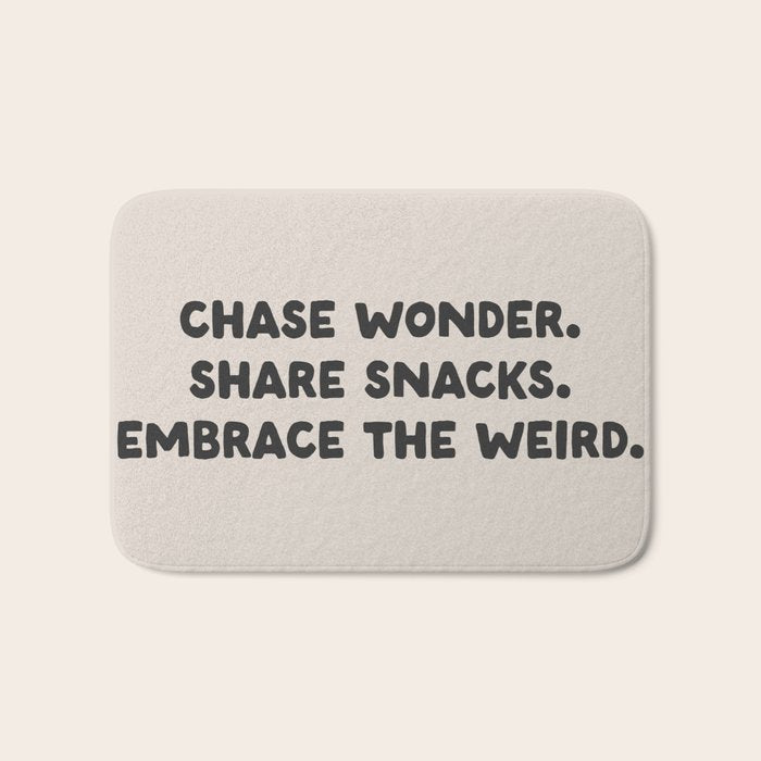 Funny and Weird Family Love Quote Bath Mat Gallery Image 1