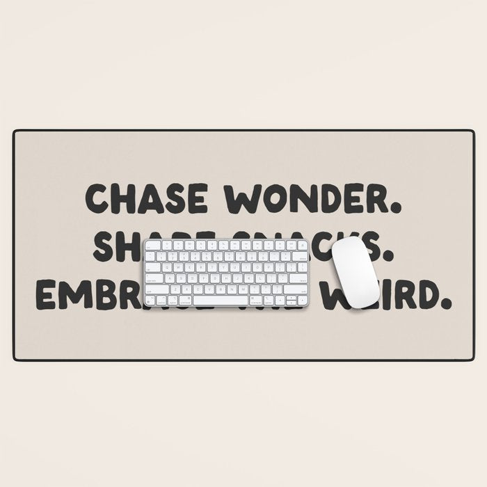 Funny and Weird Family Love Quote Desk Mat Gallery Image 1