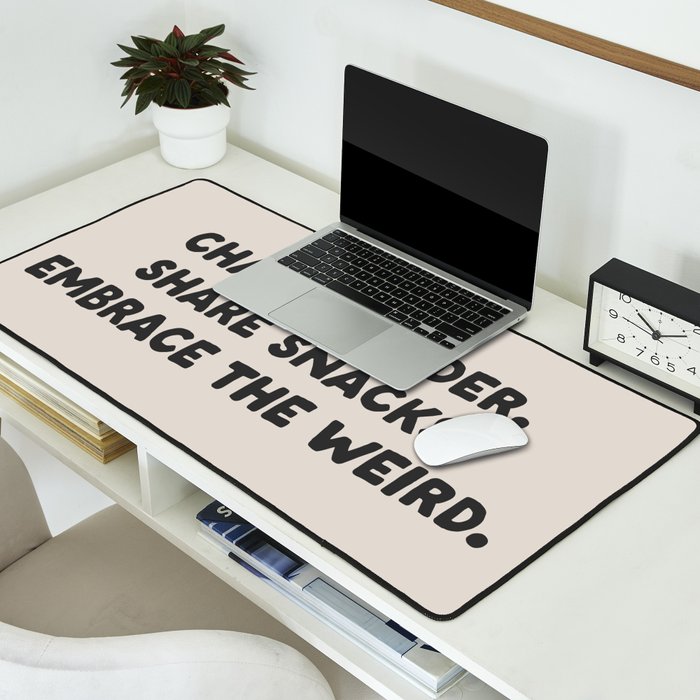 Funny and Weird Family Love Quote Desk Mat Gallery Image 2