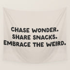 Funny and Weird Family Love Quote Wall Tapestry Gallery Image 4