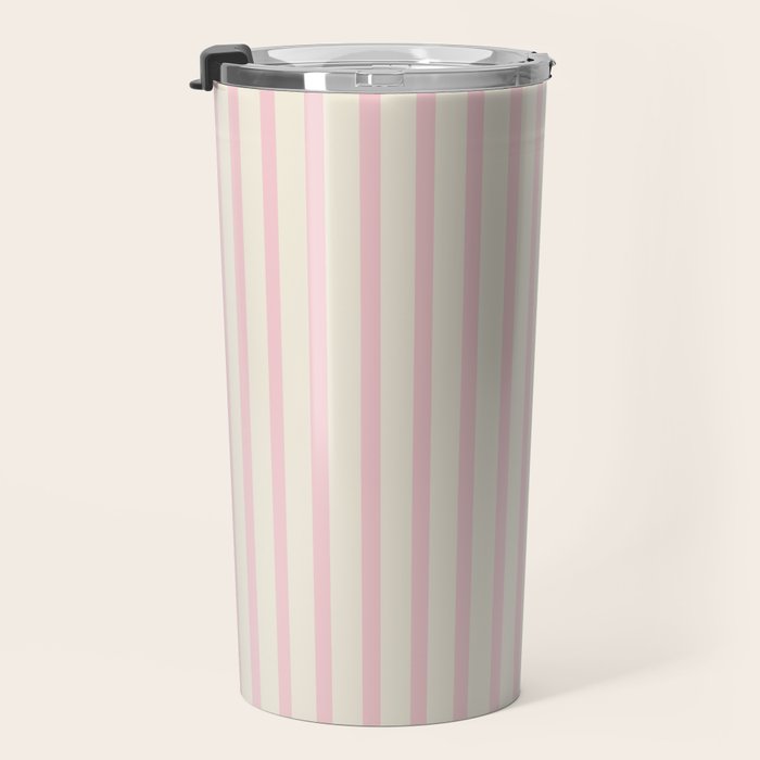 Pink Striped Travel Mug Gallery Image 3