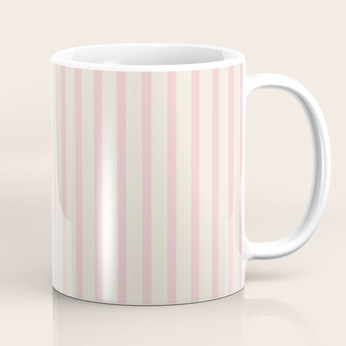 Pink Striped Coffee Mug Gallery Image 1