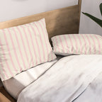 Pink Striped Pillow Sham Gallery Image 2