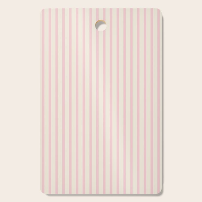 Pink Striped Cutting Board Gallery Image 1