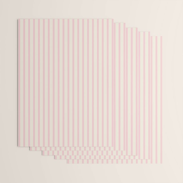 Pink Striped Wrapping Paper Gallery Image 3