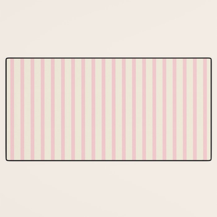 Pink Striped Desk Mat Gallery Image 3