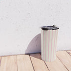 Pink Striped Travel Mug Gallery Image 4