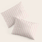 Pink Striped Pillow Sham Gallery Image 3