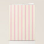 Pink Striped Stationery Card Gallery Image 2
