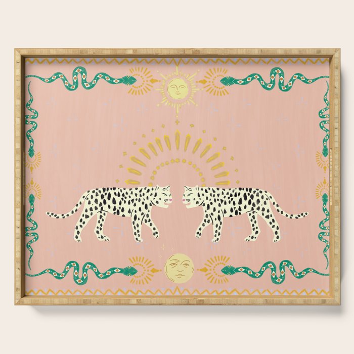 Snakes and Leopards Serving Tray Gallery Image 1