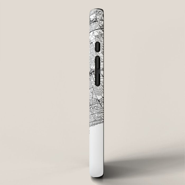 Toronto White Map iPhone Case Gallery Image 2
