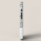 Toronto White Map iPhone Case Gallery Image 2