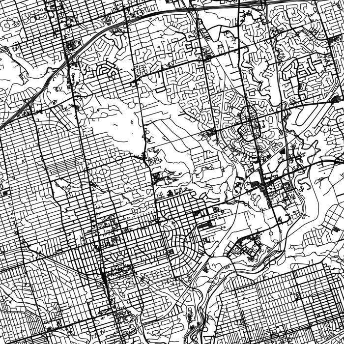 Toronto White Map Coffee Mug Gallery Image 2