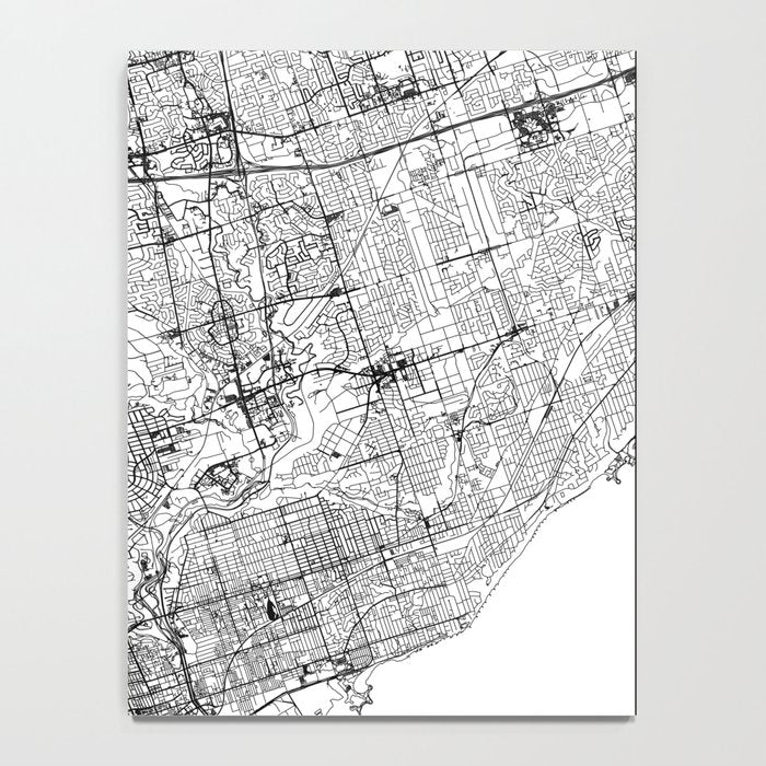Toronto White Map Notebook Gallery Image 4