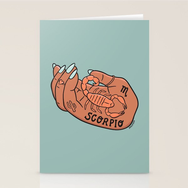 SCORPIO Stationery Card Gallery Image 1