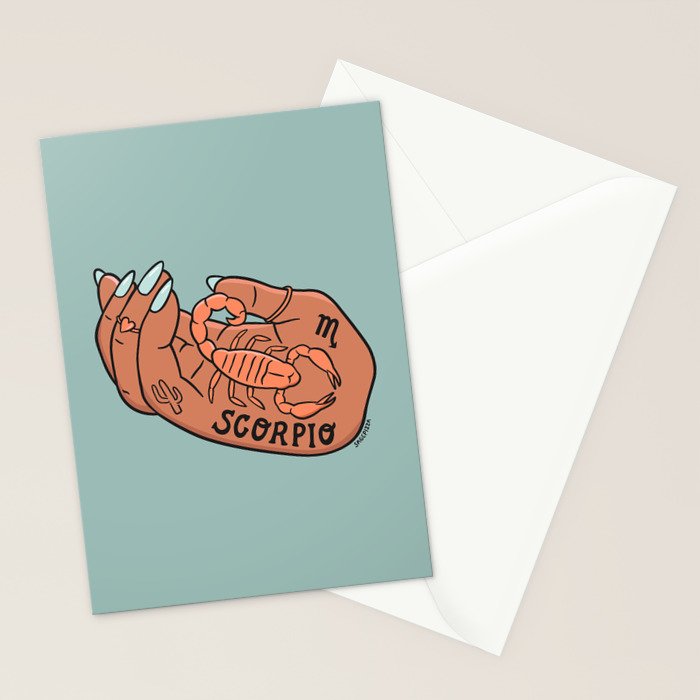 SCORPIO Stationery Card Gallery Image 2