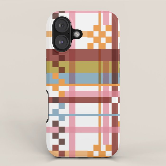 Bold Grid Aesthetic iPhone Case Gallery Image 1
