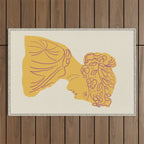 Ancient goddess #1 Outdoor Rug Gallery Image 1