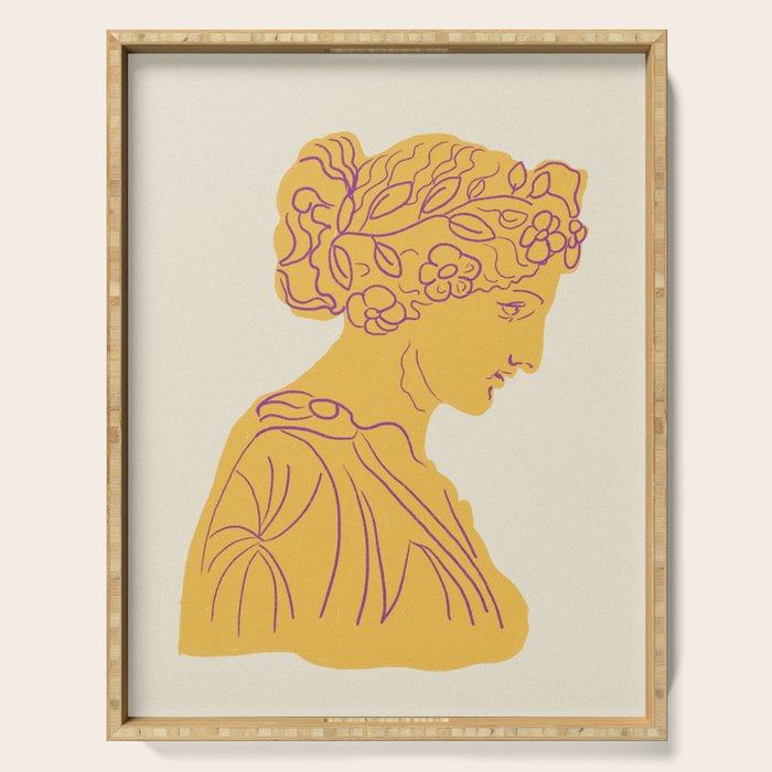 Ancient goddess #1 Serving Tray Gallery Image 1