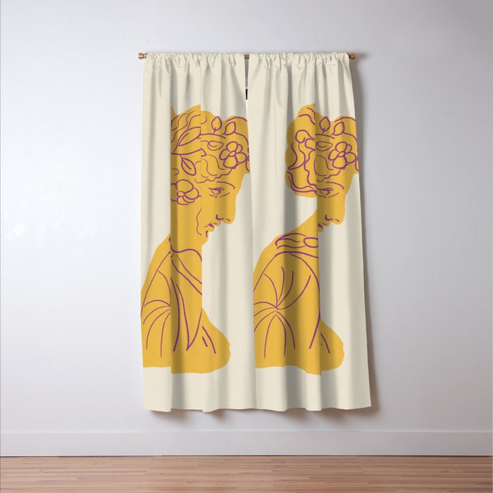 Ancient goddess #1 Window Curtain Gallery Image 3
