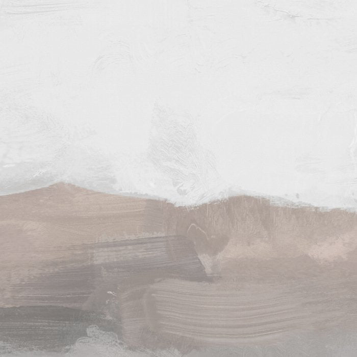 Dune Hill - Gray Clouds Beige Sandy Beach Coastal Abstract Nature Painting Art Print Wall Decor  Coffee Mug Gallery Image 2