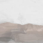 Dune Hill - Gray Clouds Beige Sandy Beach Coastal Abstract Nature Painting Art Print Wall Decor  Coffee Mug Gallery Image 2
