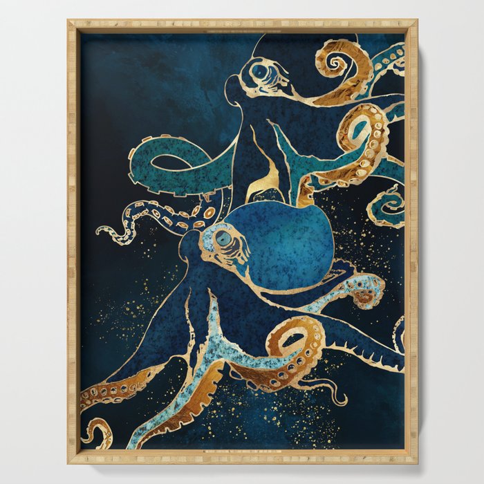 Underwater Dream IX Serving Tray Gallery Image 1