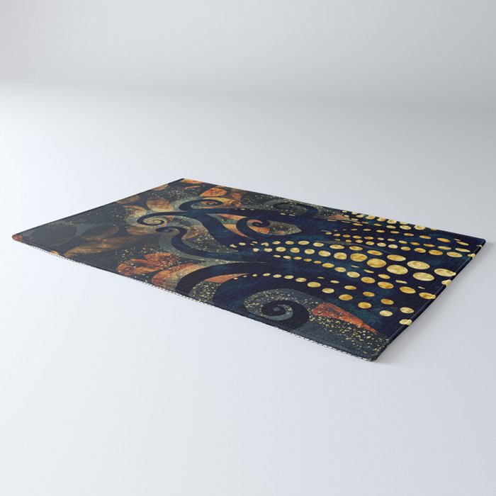 Metallic Ocean Rug Gallery Image 3