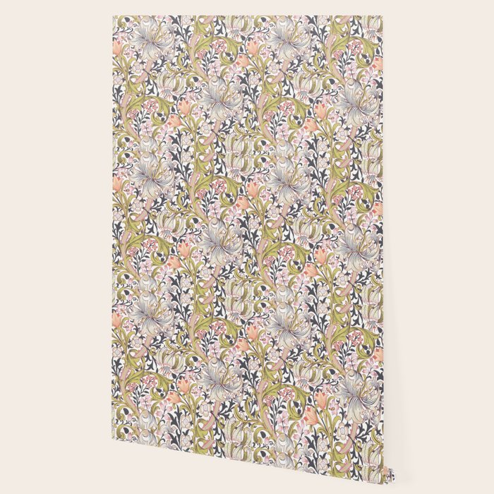William Morris Strawberry Thief Pastel Pink Wallpaper Gallery Image 2
