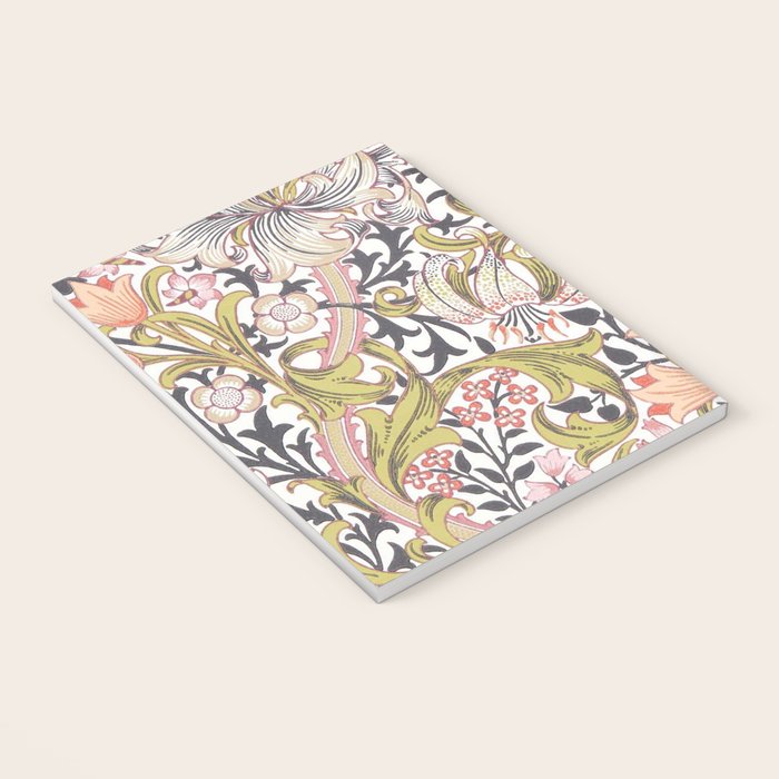 William Morris Strawberry Thief Pastel Pink Notebook Gallery Image 3