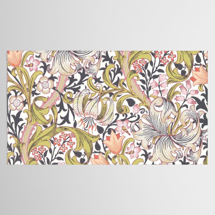 William Morris Strawberry Thief Pastel Pink Tablecloth Gallery Image 2
