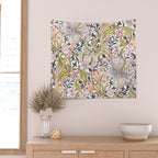 William Morris Strawberry Thief Pastel Pink Wall Tapestry Gallery Image 2