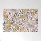 William Morris Strawberry Thief Pastel Pink Welcome Mat Gallery Image 1