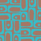 Mid Century Modern Piquet Vivid Pattern Inspired by PANTONE 17 1230 Color of the Year Mocha Mousse Coffee Mug Gallery Image 2