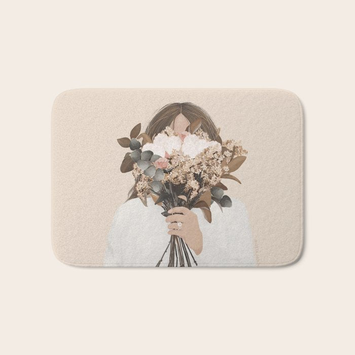 Audrielle Cream Bath Mat Gallery Image 1