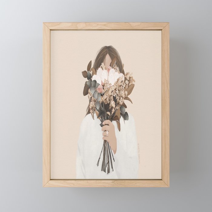 Audrielle Cream Mini Art Print Gallery Image 1